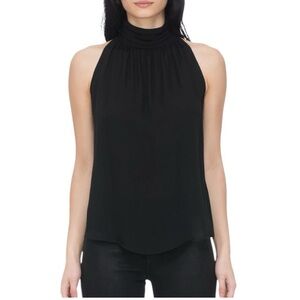 Joie Elegant Black silk Sleeveless Blouse